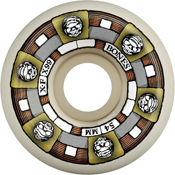 BONES WHEELS 54mm X-FORMULA TIMELESS MACHINE V5 SIDECUT 99A WHEELS