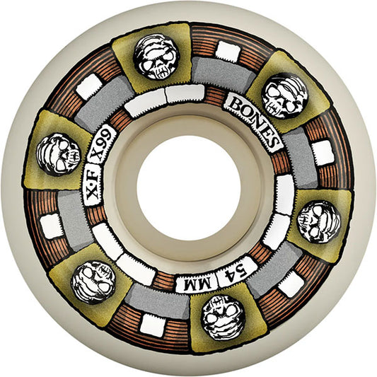 BONES WHEELS 54mm X-FORMULA TIMELESS MACHINE V5 SIDECUT 99A WHEELS