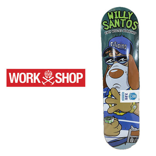 WILLY SANTOS X WILLYS WORKSHOP DECK EAZY WILL-E 2000 7.25