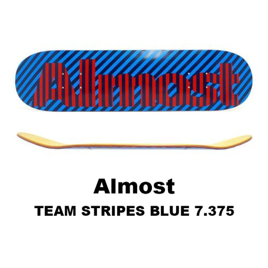 ALMOST DECK TEAM STRIPES BLUE 7.375
