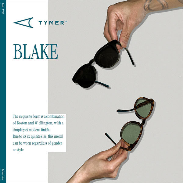 TYMER 'BLAKE' Matt Clear Grey / Light Blue【送料無料】