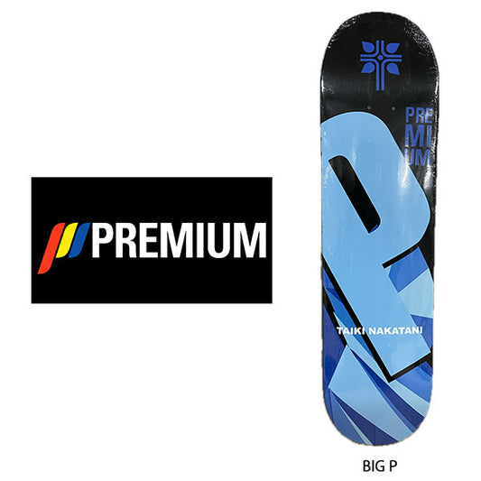 PREMIUM SKATEBOARDS 'BIG P TAIKI' Black Edition 8.0