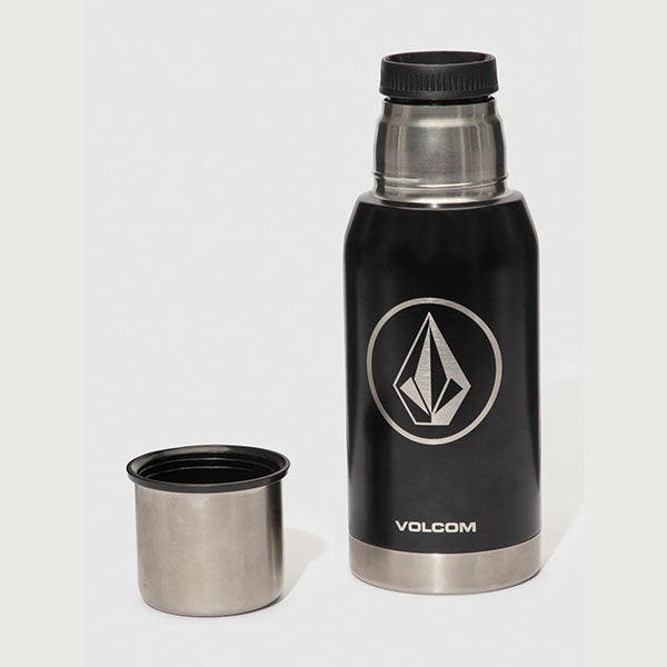 VOLCOM "FULL METAL THERMAL BOTTLE" BLACK