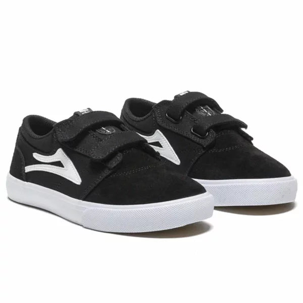 LAKAI GRIFFIN KIDS BLACK CANVAS