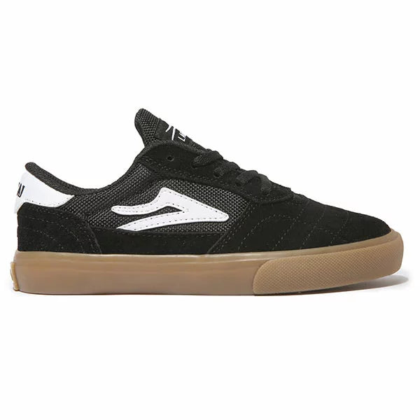 LAKAI CAMBRIDGE KIDS BLACK GUM SUEDE