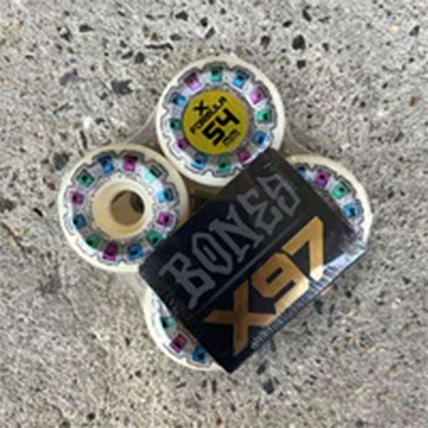 BONES WHEELS 54mm X-FORMULA DIAL OF DESTINY V6 WIDE-CUT 97A SKATEBOARD WHEELS