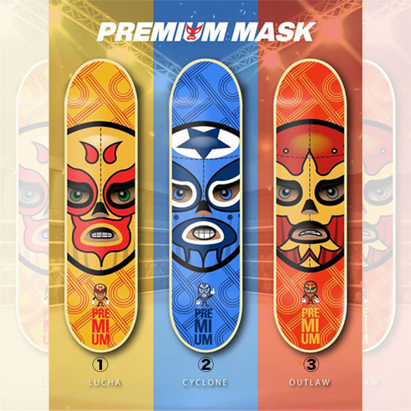 PREMIUM SKATEBOARDS 'MASK' 7.25 – PASTiME board shop