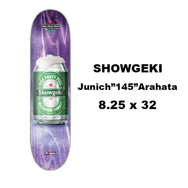 SHOWGEKI SKATEBOARDS JUNICHI"145"ARAHATA 8.25