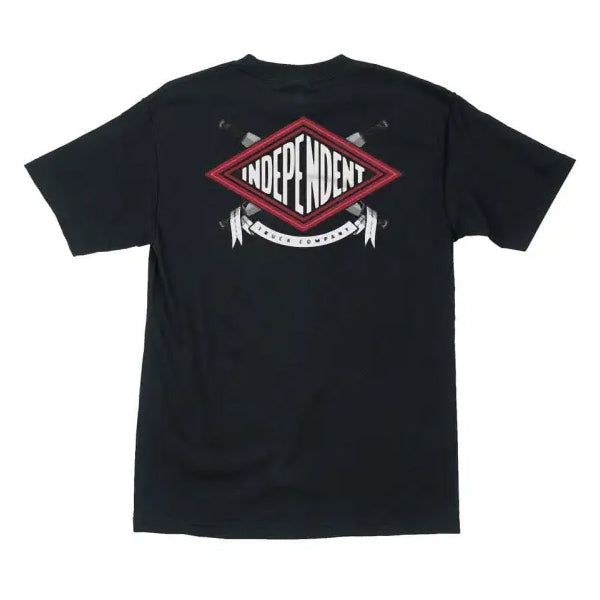 INDEPENDENT Turn And Burn BLACK Tシャツ