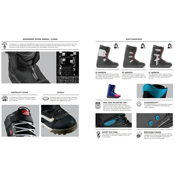 VANS SNOWBOARD BOOTS ENCORE PRO WOMENS BOA 2023-2024