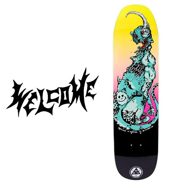 WELCOME SKATEBOARD CHEETAH ON SON OF MOONTRIMMER 8.25"