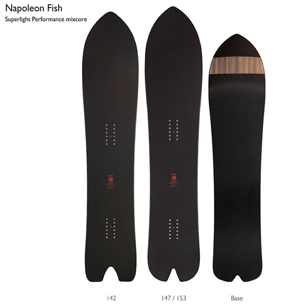 35,640円【新品】TJ brand NAPOLEON FISH 153 スノーボード