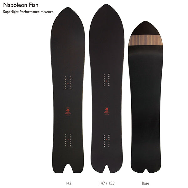 TJ BRAND ORIGINAL NAPOLEON FISH SNOWBOARD 2022-2023