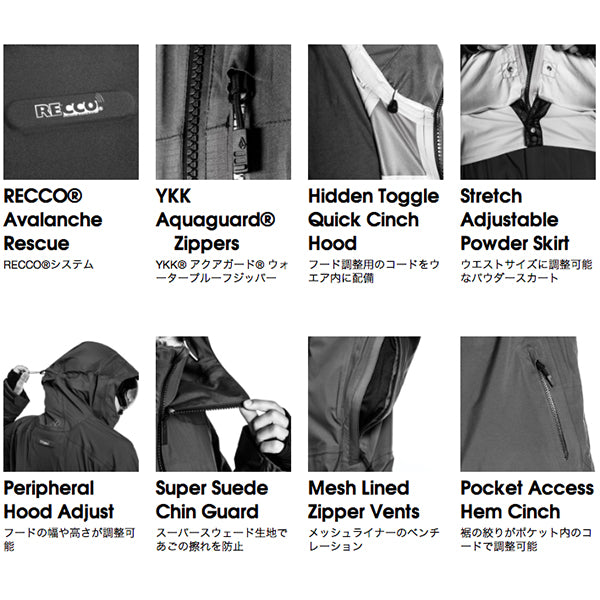 VOLCOM HALF SQUARE JKT WEAR