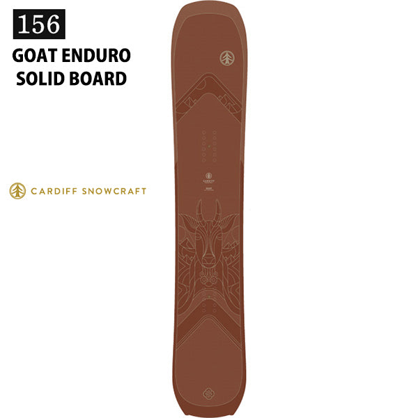 CARDIFF SNOWcraft GOAT ENDURO SOLID BOARD SNOWBOARD 2022-2023