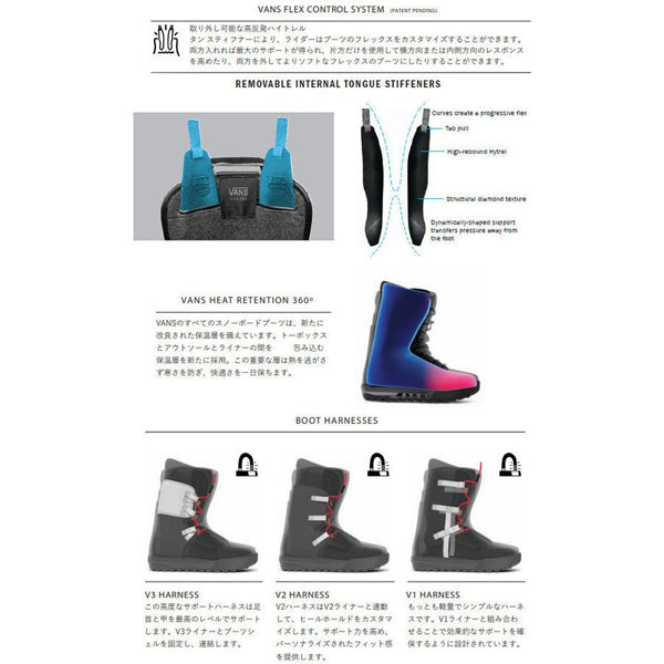 VANS SNOWBOARD BOOTS JUVIE OG KIDS BOA 2022-2023