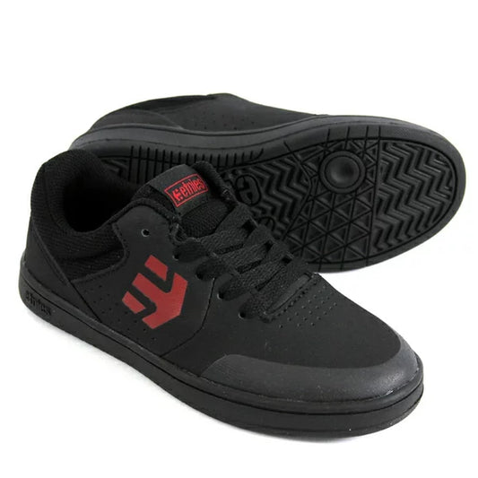 ETNIES KIDS MARANA BLACK / RED / BLACK SHOES