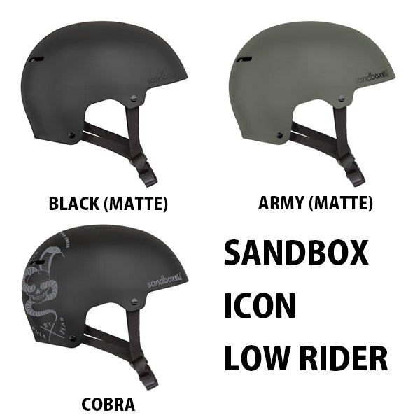 SANDBOX ICON LOW RIDER ヘルメット SNOWBOARDS