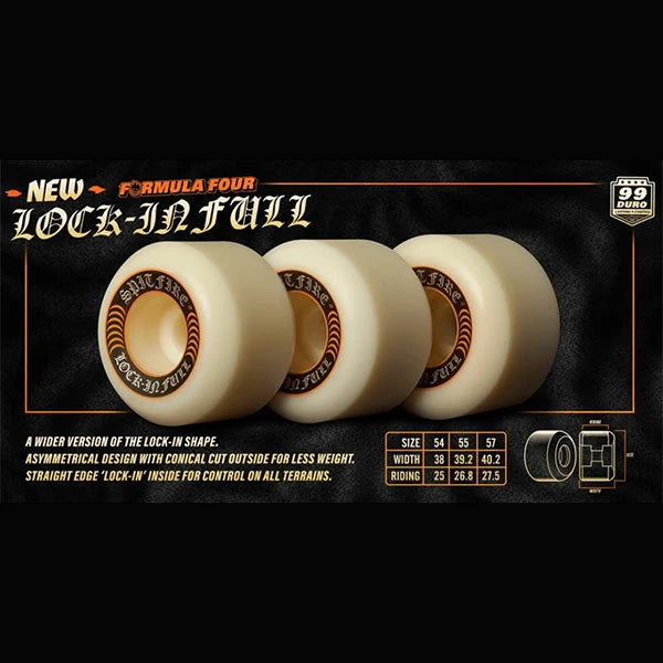 SPITFIRE Wheels FOURMULA FOUR LOCK-IN FULL 99DU