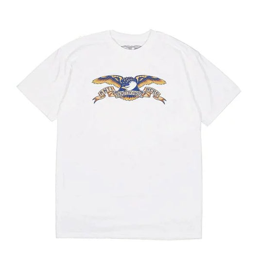 ANTIHERO Basic Eagle T-Shirt WHITE Kids