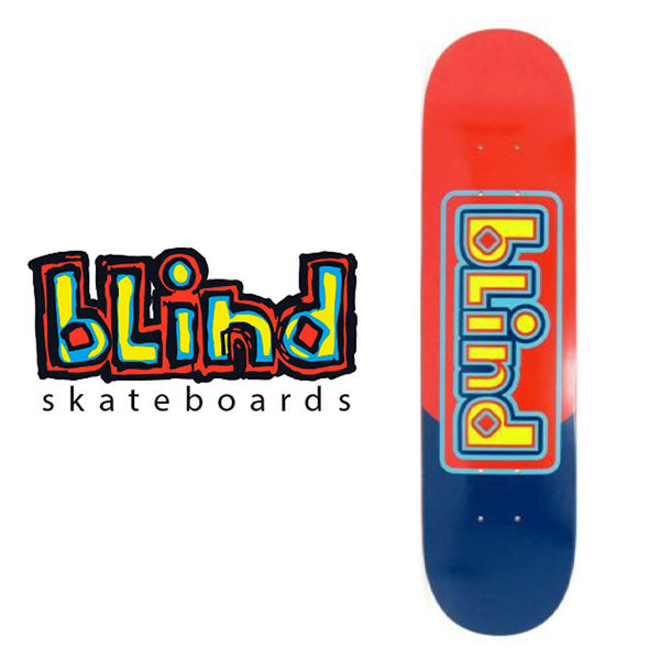 BLIND DECK TEAM BLIND RINGER RED/BLUE 7.0