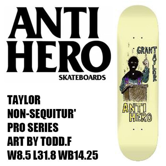 ANTIHERO RUSSO TAYLOR NON-SEQUITUR' PRO SERIES ART BY TODD.F 8.5 x 31.8