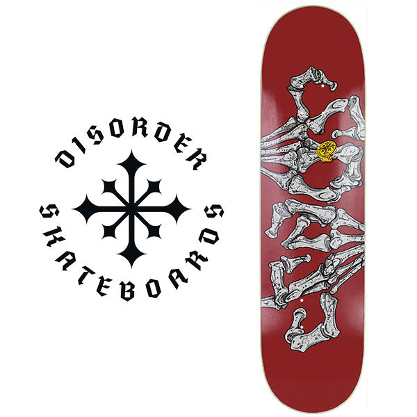 Disorderskateboards ’HANDS OF CHAOS’ 8.0