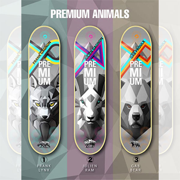 PREMIUM SKATEBOARDS 'ANIMALS' 8.0