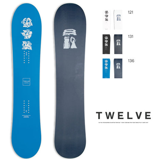 2024-2025年モデル TWELVE SNOWBOARDS 'GROW KID'S'