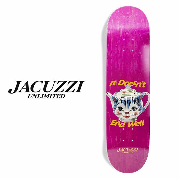 JACUZZI UNLIMITED 'Tea Pot 8.5 Deck' SKATEBOARD SK8 DECK