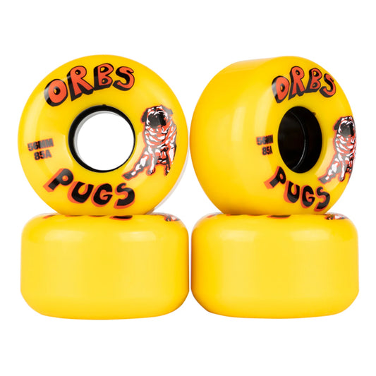 Orbs Wheels SOFT PUGS 56mm Yellow Welcome - Full Conical Shape 85A formula