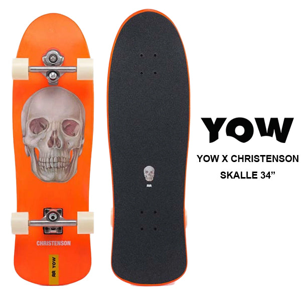 YOW SURF SKATE  YOW X CHRISTENSON SKALLE 34”