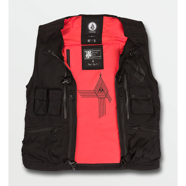 VOLCOM IGUCHI SLACK VEST WEAR  - NEW BLACK 2022-2023
